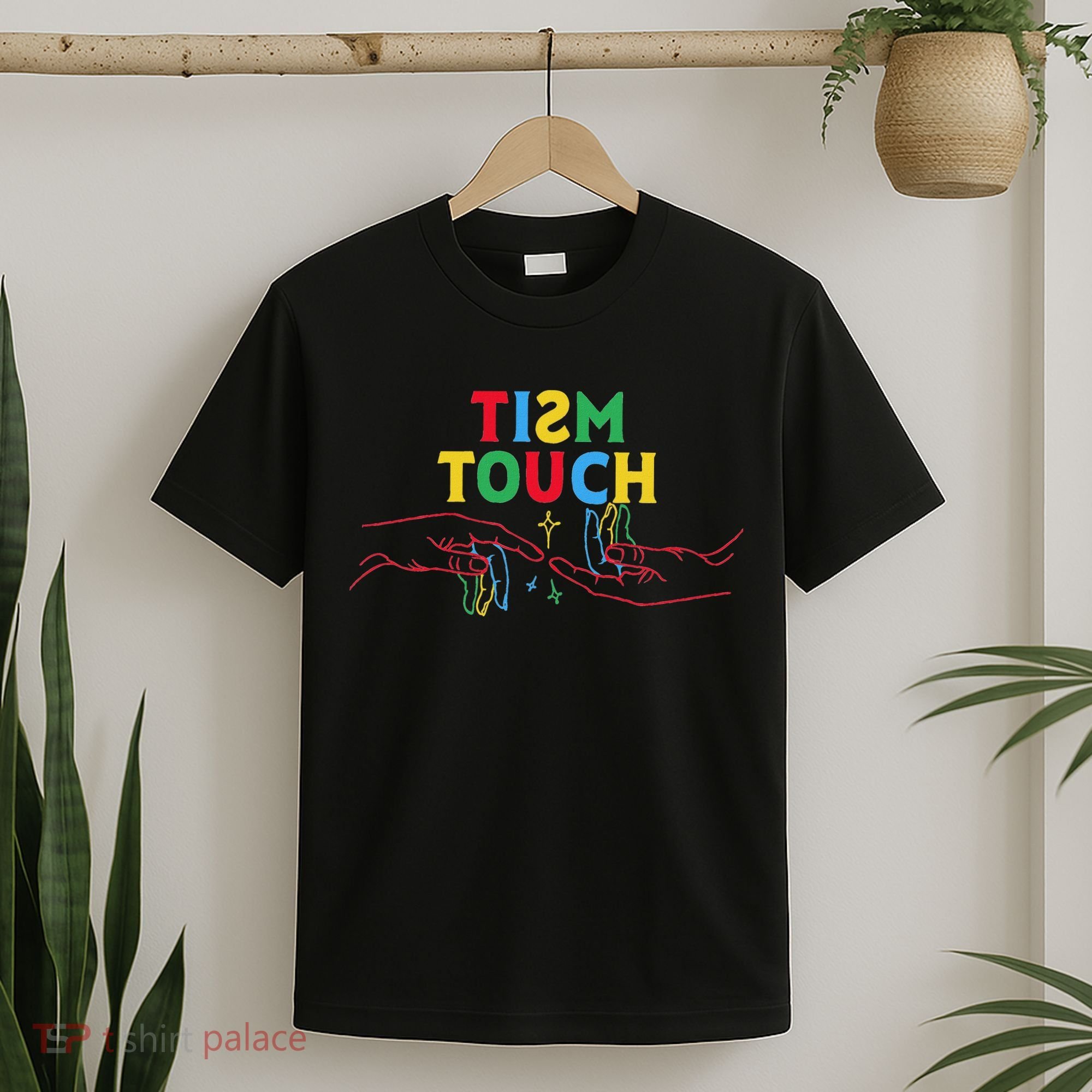 Autism Funny Tism Touch Autistic Meme Autism Awareness T-Shirt