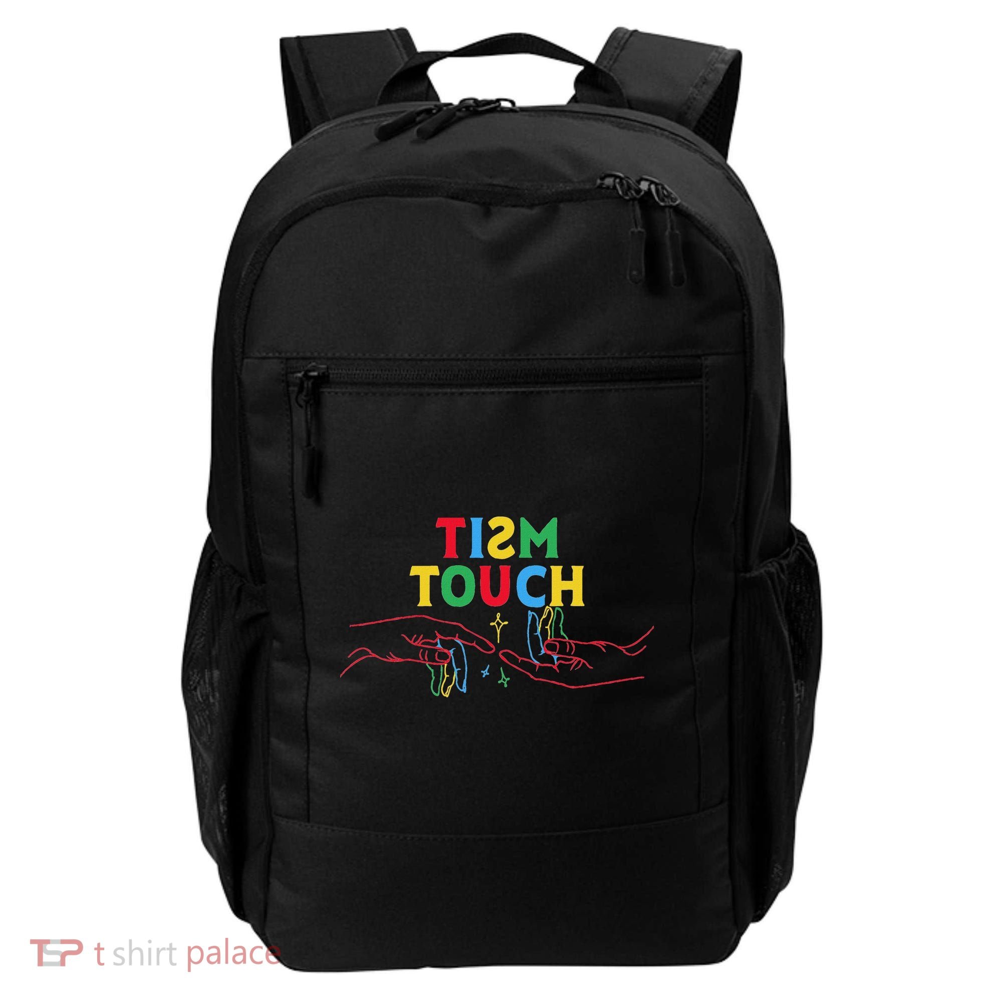Autism Funny Tism Touch Autistic Meme Autism Awareness Backpack