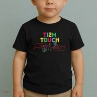Autism Funny Tism Touch Autistic Meme Autism Awareness Toddler T-Shirt thumb 2