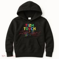 Autism Funny Tism Touch Autistic Meme Autism Awareness Kids Hoodie thumb 0
