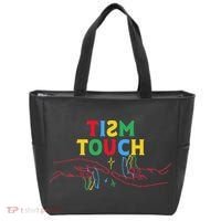 Autism Funny Tism Touch Autistic Meme Autism Awareness Tote Bag thumb 0