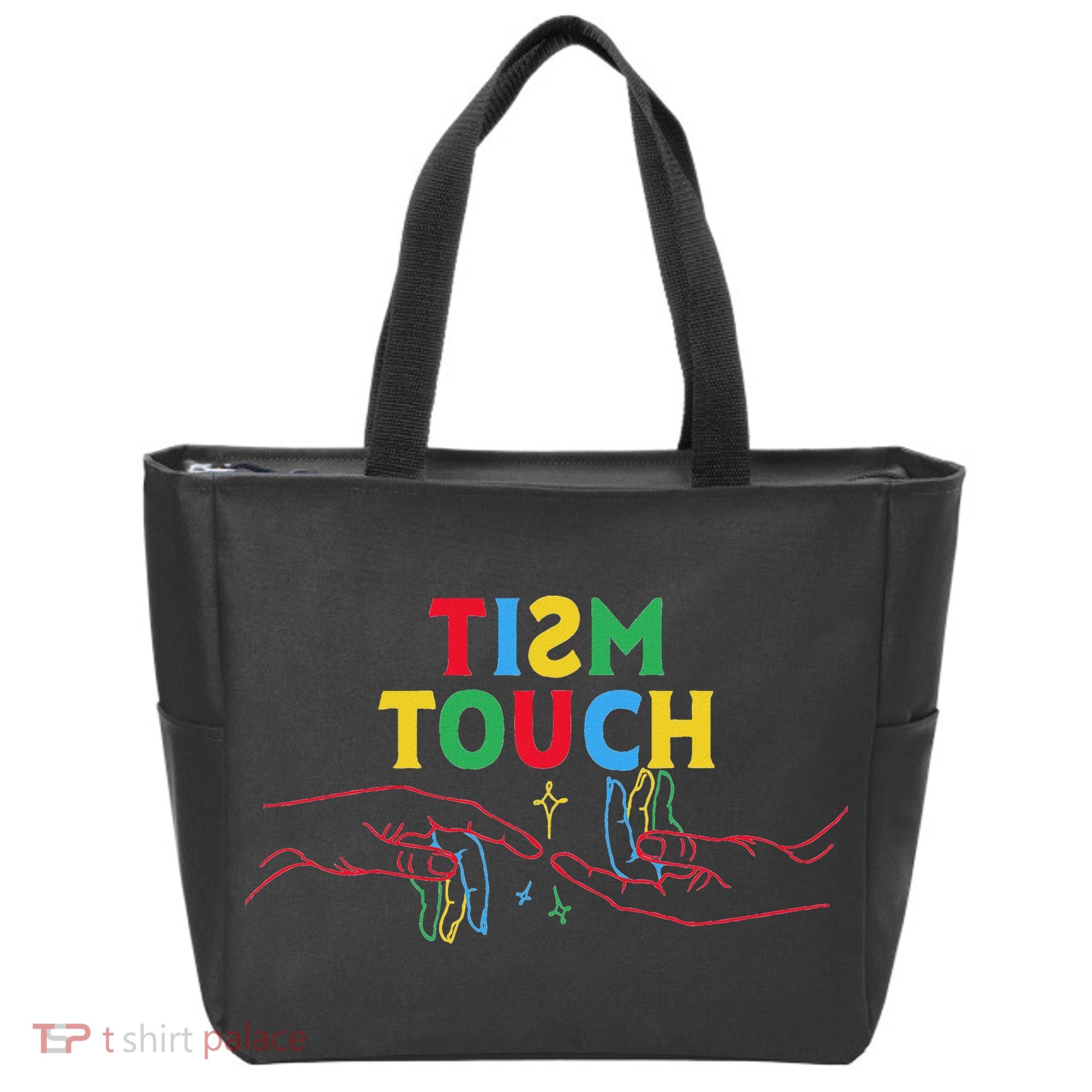 Autism Funny Tism Touch Autistic Meme Autism Awareness Tote Bag