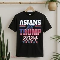 Asians For Trump Pro Trump 2024 Election Trump Supporter T-Shirt thumb 2