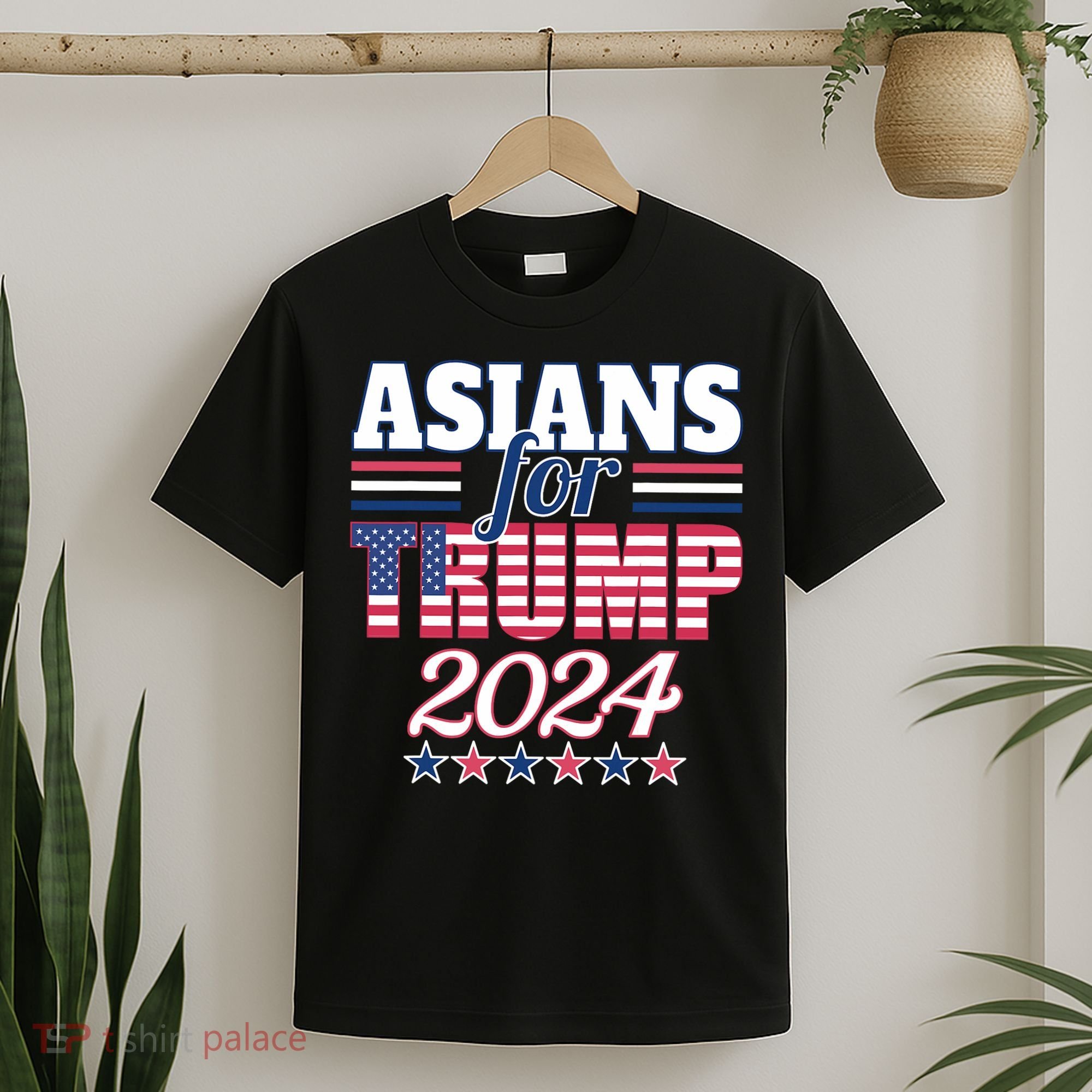 Asians For Trump Pro Trump 2024 Election Trump Supporter T-Shirt
