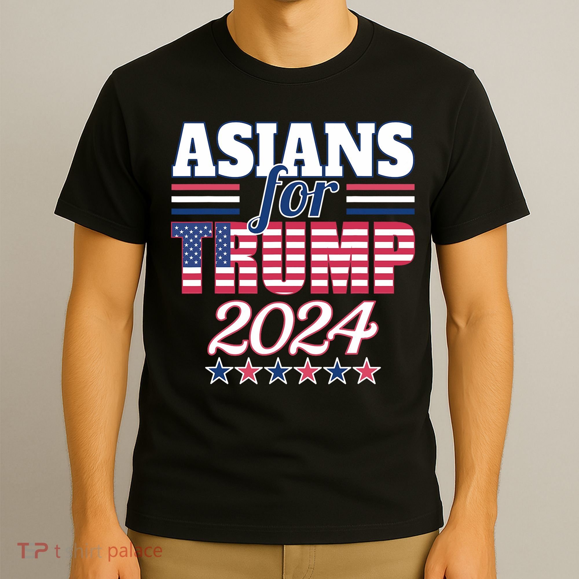 Asians For Trump Pro Trump 2024 Election Trump Supporter T-Shirt