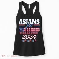 Asians For Trump Pro Trump 2024 Election Trump Supporter Women's Tank Top thumb 0