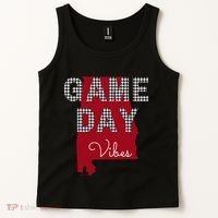 Alabama Football Tailgate Game Day Vibes Fall Tank Top thumb 2