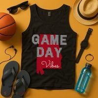 Alabama Football Tailgate Game Day Vibes Fall Tank Top thumb 4