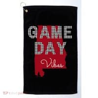Alabama Football Tailgate Game Day Vibes Fall Golf Towel thumb 0