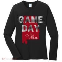 Alabama Football Tailgate Game Day Vibes Fall Women's Long Sleeve Shirt thumb 0