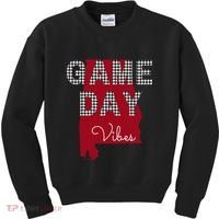 Alabama Football Tailgate Game Day Vibes Fall Kids Sweatshirt thumb 0
