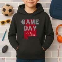 Alabama Football Tailgate Game Day Vibes Fall Kids Hoodie thumb 2