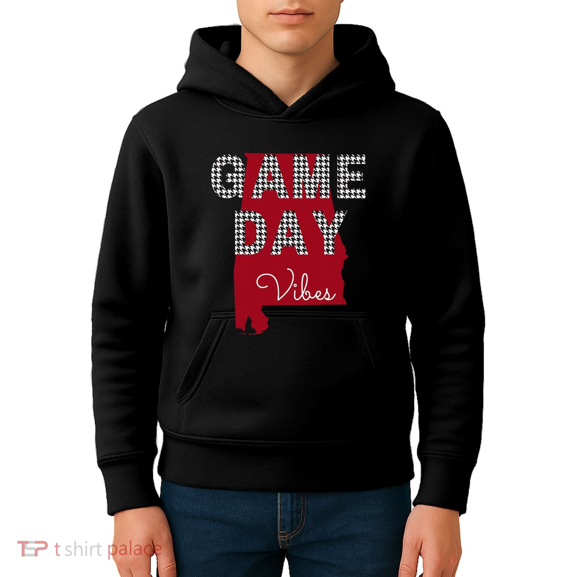 Alabama Football Tailgate Game Day Vibes Fall Kids Hoodie