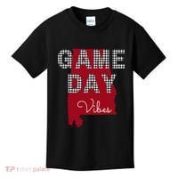 Alabama Football Tailgate Game Day Vibes Fall Kids T-Shirt thumb 0