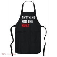 Anything For The Huzz Viral Funny Meme Brainrot Trendy Apron thumb 0