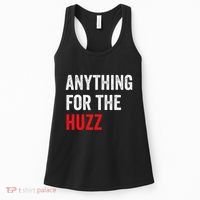 Anything For The Huzz Viral Funny Meme Brainrot Trendy Women's Tank Top thumb 0