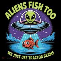 Aliens Fish Too We Just Use Tractor Beams Funny Fishing Coffee Mug thumb 5
