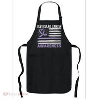 American Flag Testicular Cancer Awareness Apron thumb 0