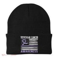 American Flag Testicular Cancer Awareness Beanie thumb 0
