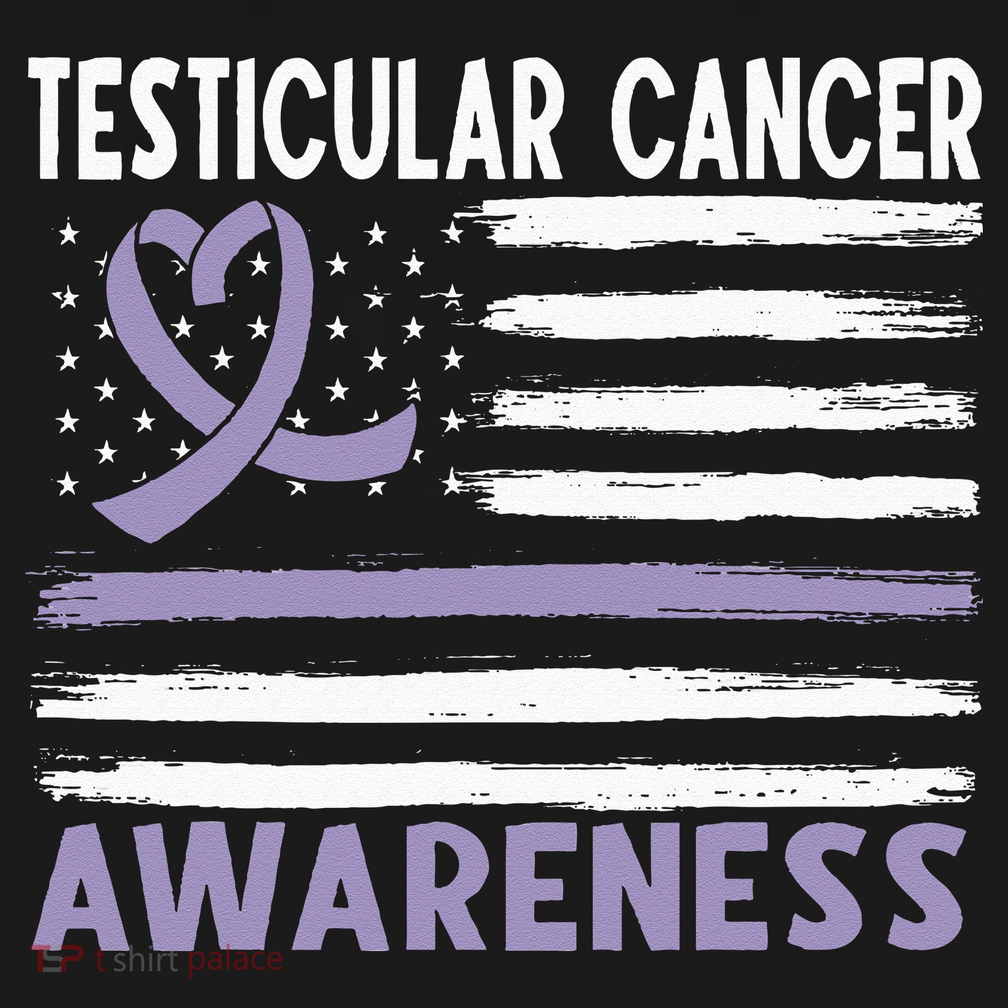 American Flag Testicular Cancer Awareness Women's Hoodie