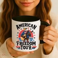 American Freedom Tour Eagle Celebrating America's 250th Birthday 1776 Coffee Mug thumb 3