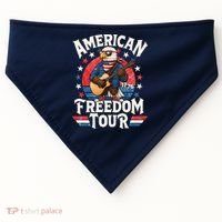 American Freedom Tour Eagle Celebrating America's 250th Birthday 1776 USA-Made Doggie Bandana thumb 0