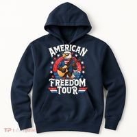 American Freedom Tour Eagle Celebrating America's 250th Birthday 1776 Hoodie thumb 0