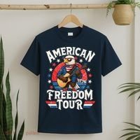 American Freedom Tour Eagle Celebrating America's 250th Birthday 1776 T-Shirt thumb 2