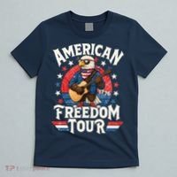 American Freedom Tour Eagle Celebrating America's 250th Birthday 1776 T-Shirt thumb 5