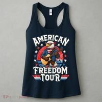 American Freedom Tour Eagle Celebrating America's 250th Birthday 1776 Women's Tank Top thumb 3