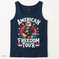 American Freedom Tour Eagle Celebrating America's 250th Birthday 1776 Tank Top thumb 2