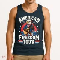 American Freedom Tour Eagle Celebrating America's 250th Birthday 1776 Tank Top thumb 3