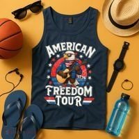 American Freedom Tour Eagle Celebrating America's 250th Birthday 1776 Tank Top thumb 4