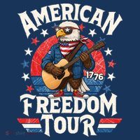 American Freedom Tour Eagle Celebrating America's 250th Birthday 1776 Visor thumb 3