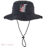 All Faster Than Dialing 911 American Flag Gun Lover Bucket Hat thumb 0
