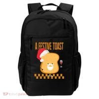 A Festive Toast Funny Christmas Backpack thumb 0