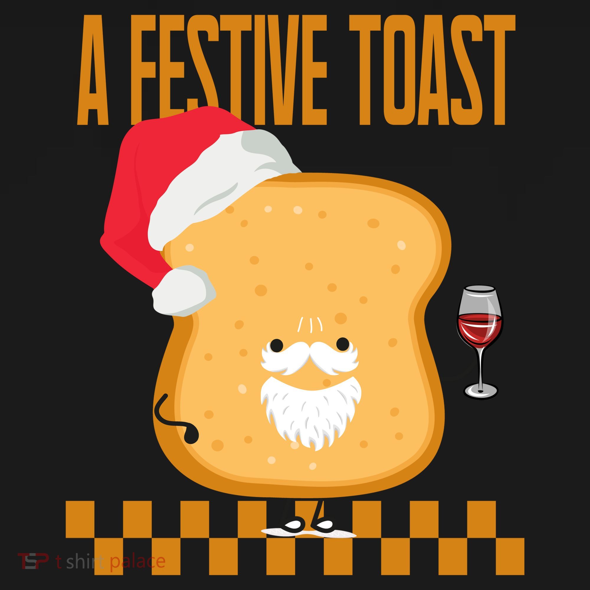 A Festive Toast Funny Christmas Tote Bag