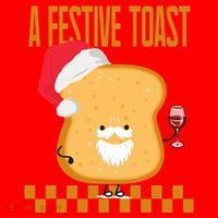 A Festive Toast Funny Christmas Santa Hat thumb 1