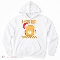 A Festive Toast Funny Christmas Hoodie thumb 0