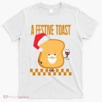 A Festive Toast Funny Christmas T-Shirt thumb 0