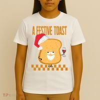 A Festive Toast Funny Christmas T-Shirt thumb 4