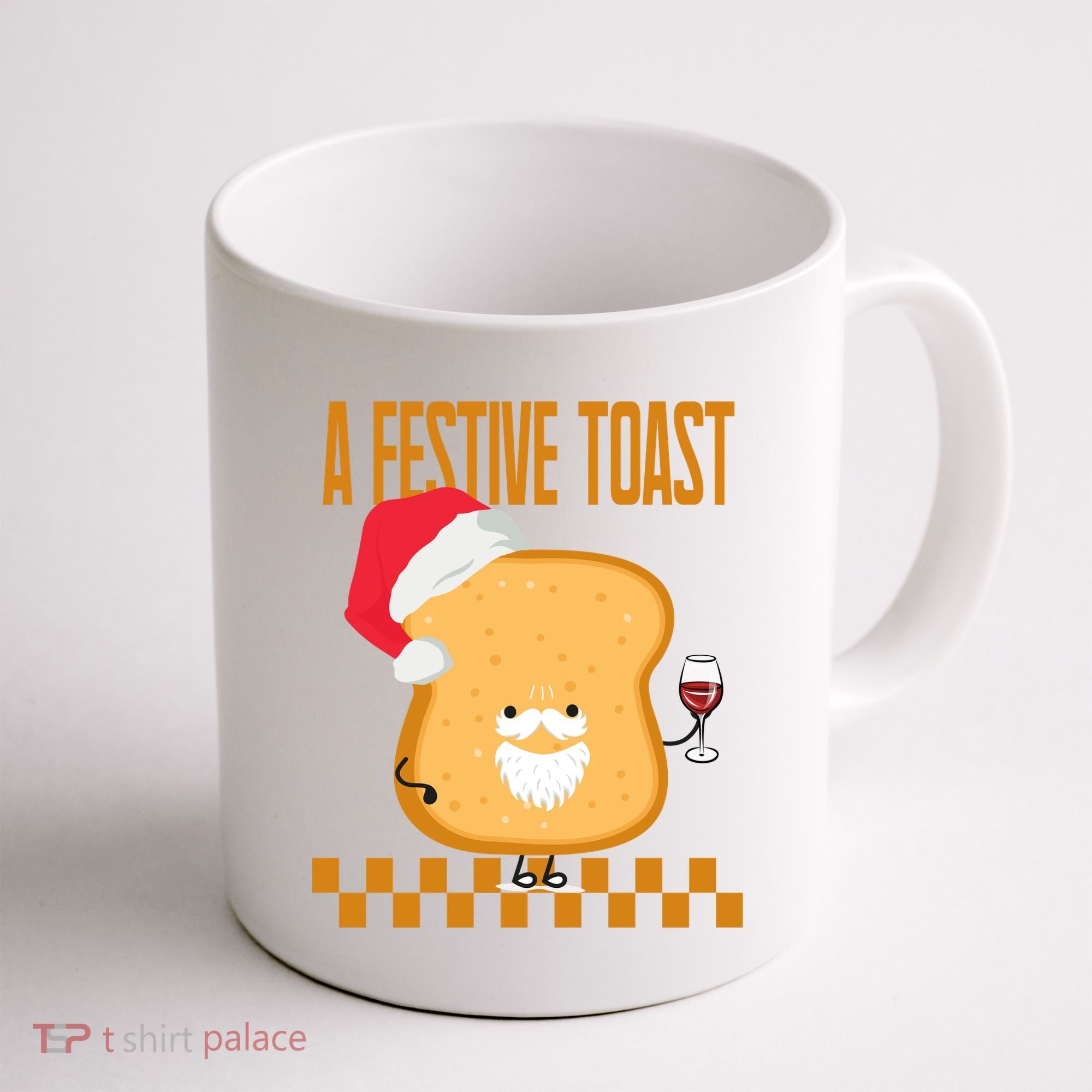 A Festive Toast Funny Christmas Coffee Mug