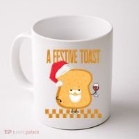 A Festive Toast Funny Christmas Coffee Mug thumb 0