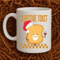 A Festive Toast Funny Christmas Coffee Mug thumb 2