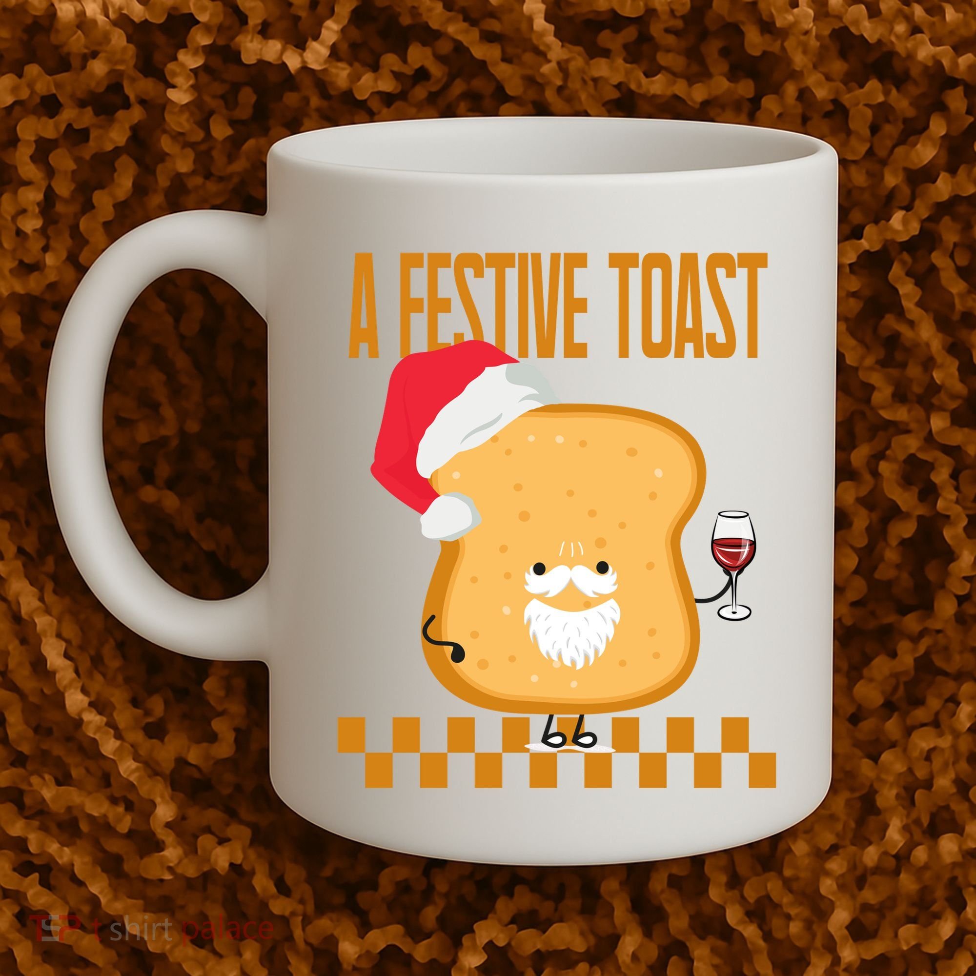 A Festive Toast Funny Christmas Coffee Mug