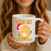 A Festive Toast Funny Christmas Coffee Mug thumb 3