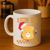 A Festive Toast Funny Christmas Coffee Mug thumb 4