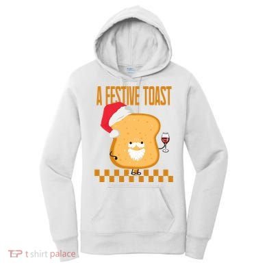 A Festive Toast Funny Christmas Women's Hoodie