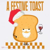 A Festive Toast Funny Christmas Women's Hoodie thumb 2