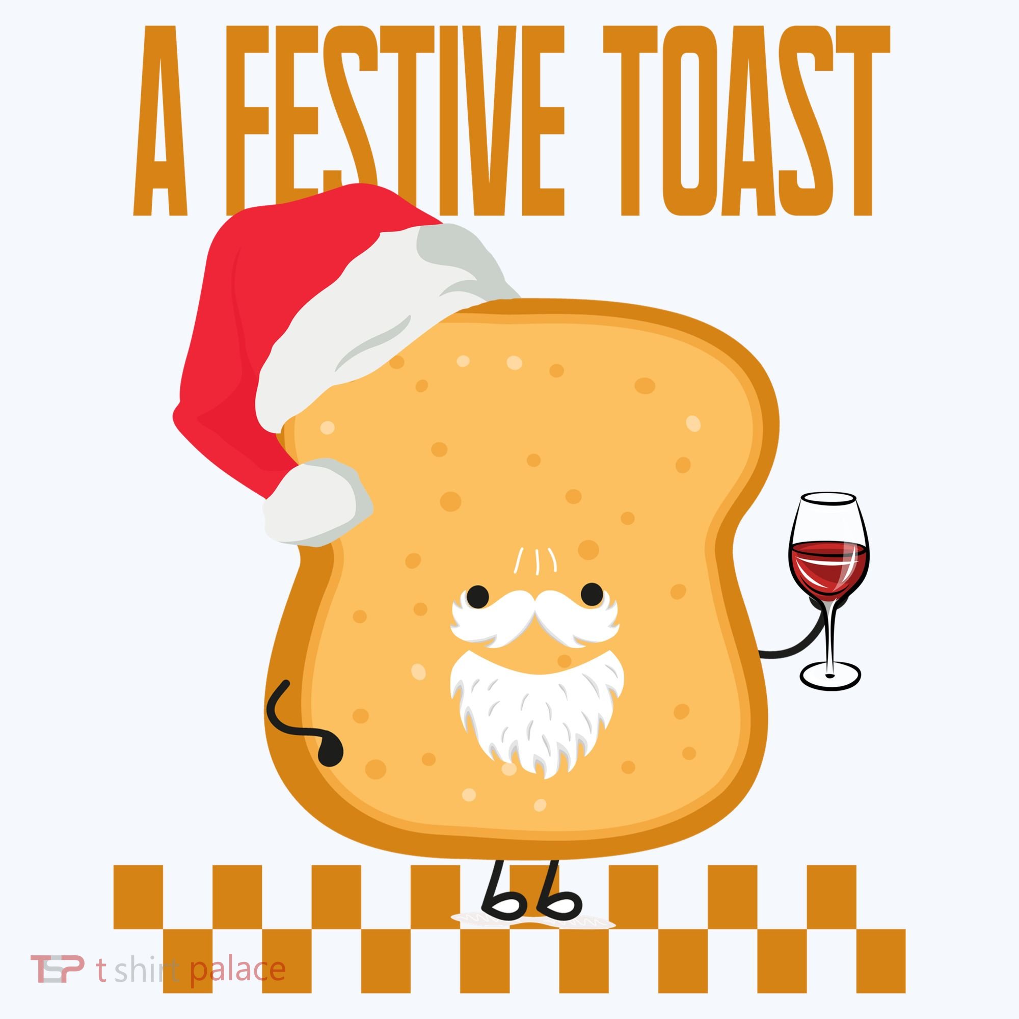 A Festive Toast Funny Christmas Tote Bag